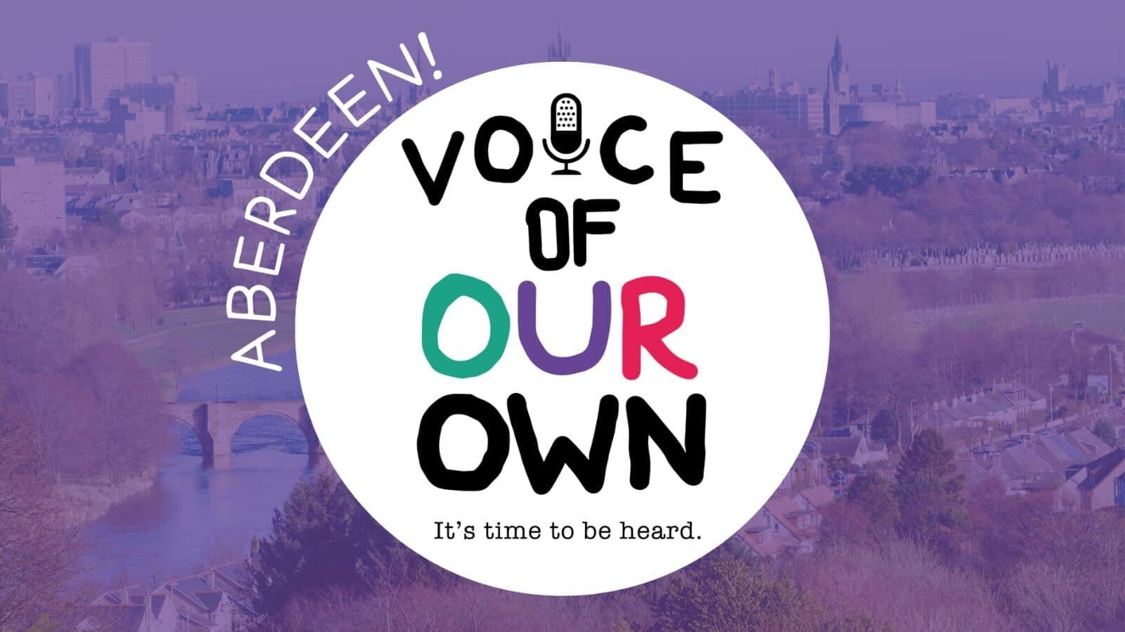 Voice Of Our Own - Aberdeen Logo